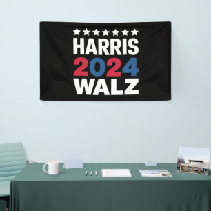 Kamala Harris Walz For President Vice President  Banner