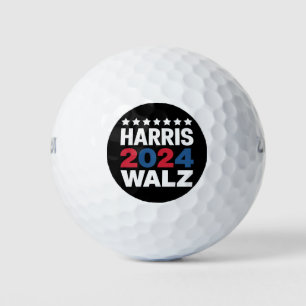 Kamala Harris Walz For President Vice President  Golf Balls