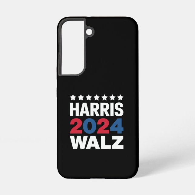 Kamala Harris Walz For President Vice President  Samsung Galaxy S22 Case (Back)