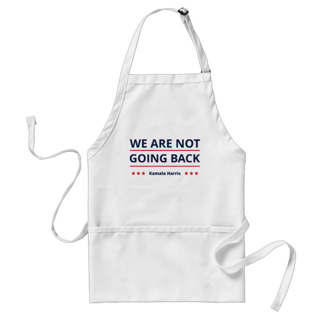 Kamala Harris - We Are Not Going Back II Standard Apron (Front)