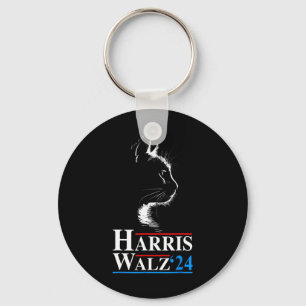 Kamala Harris Wheimer 2024 Cat Funny Vp Vice Presi Key Ring