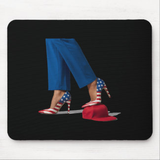 Kamala Harris With High Heels Stepping On Red Hat  Mouse Pad