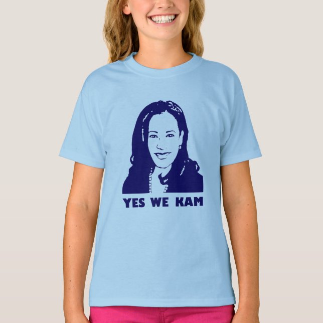 Kamala Harris - Yes We Kam T-Shirt (Front)