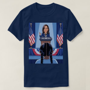 KAMALA HARRIS'S NIECE - YES SHE CAN T-Shirt