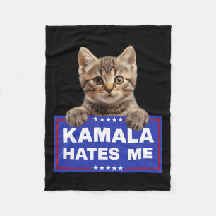 Kamala Hates Me Pro-trump 2024 Conservative Patrio Fleece Blanket