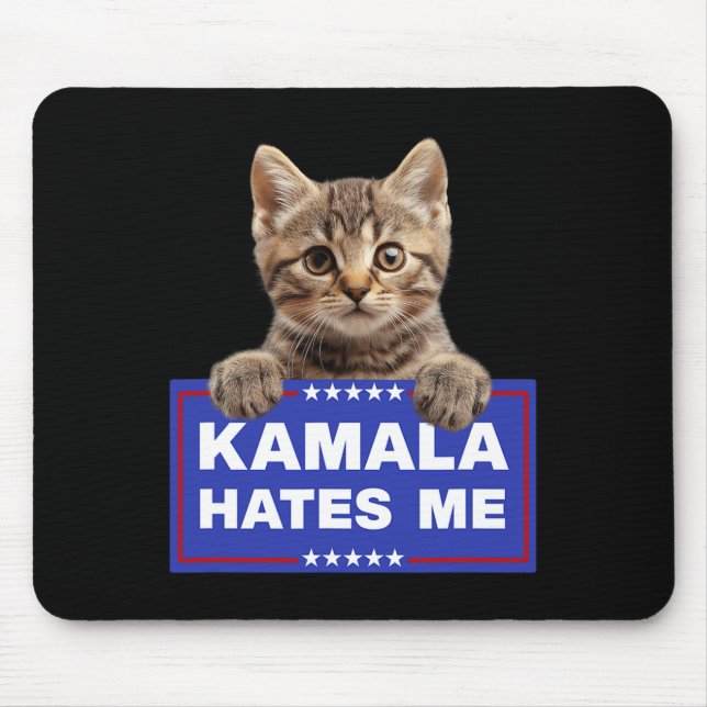 Kamala Hates Me Pro-trump 2024 Conservative Patrio Mouse Pad (Front)