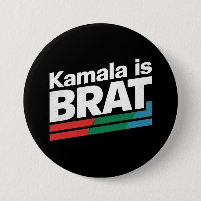 Kamala Is Brat 7.5 Cm Round Badge (Front)