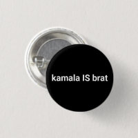 kamala is brat cool funny modern white and black
