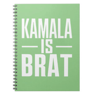 Kamala Is Brat  Notebook