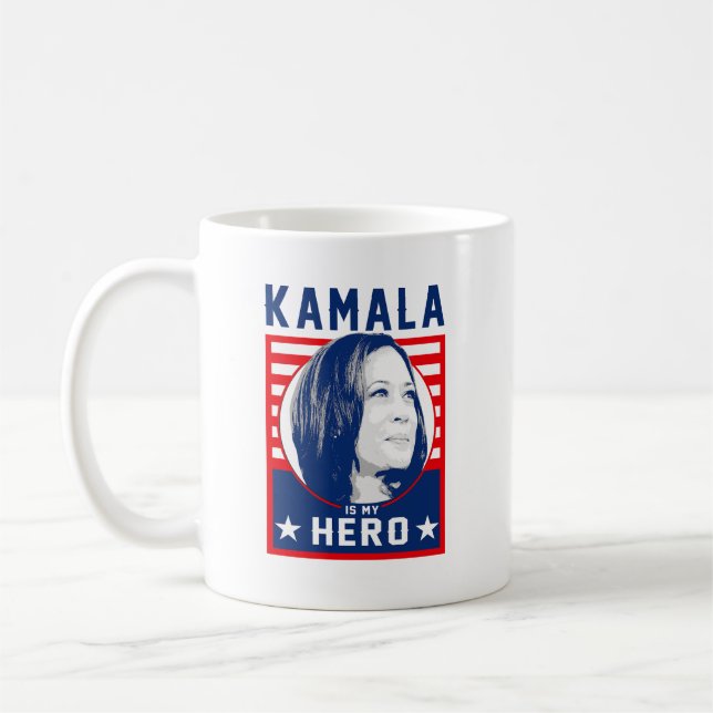 Kamala is my Hero Coffee Mug (Left)