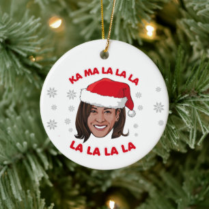 Kamala la la la  ceramic ornament