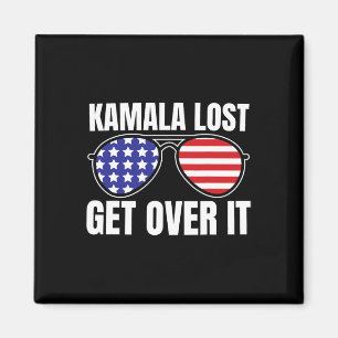 Kamala Lost Get Over It Funny Trump Victory Electi Magnet