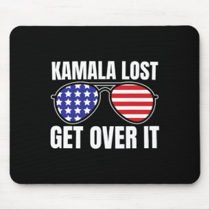 Kamala Lost Get Over It Funny Trump Victory Electi Mouse Pad