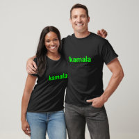 kamala minimalist neon green text brat cool