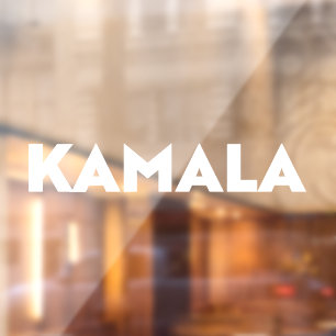 Kamala modern bold typography minimalist white