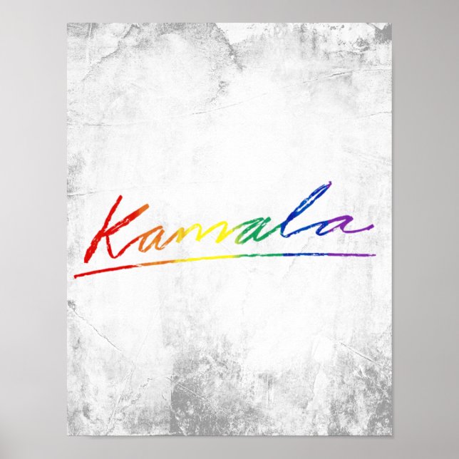 Kamala Pride Signature Poster (Front)