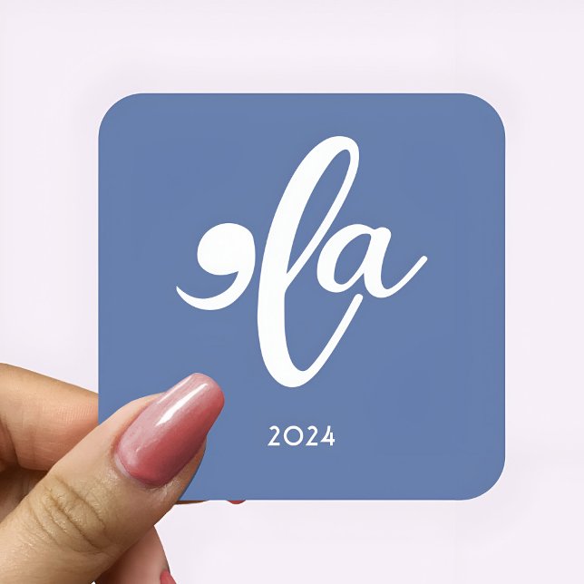 Kamala Say Her Name 2024  Square Sticker (Kamala Say Her Name 2024 Square Sticker)