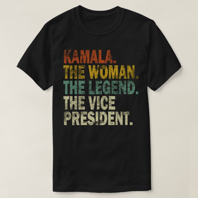 Kamala The WomanVice President T-Shirt (Design Front)