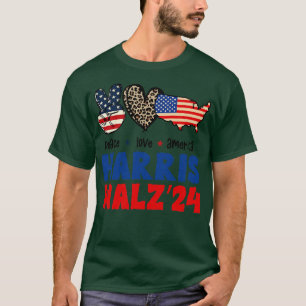 Kamala Tim Walz Waltz America T-Shirt