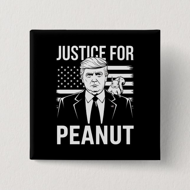 Kamala Trump 2024 Election I Didn't Vote For Him  15 Cm Square Badge (Front)