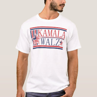 Kamala, Walz 2024 Democratic Candidates T-Shirt
