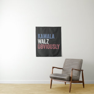 Kamala Walz Obviously Election Day 2024 Tapestry