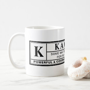 Kamala Warning Label Coffee Mug