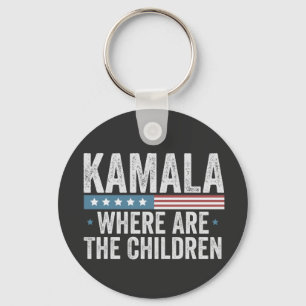 Kamala Where are the Childrens Election Key Ring