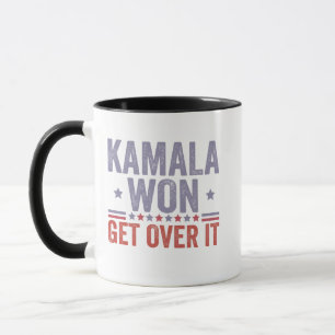 Kamala Won Get Over it Harris Walz Election Mug