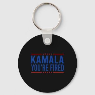 Kamala You're Fired Funny Donald Trump Saying  Key Ring