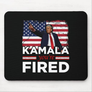 Kamala You're Fired Funny Mouse Pad
