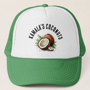 KAMALA'S COCONUTS TRUCKER HAT