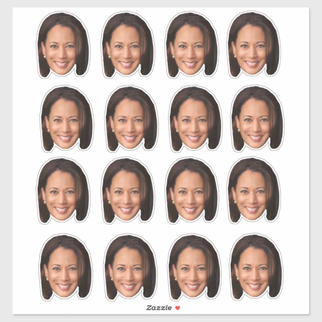 Kamala's Face Funny Kamala Harris Face  (Sheet)