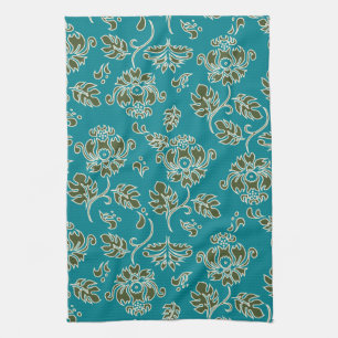 Kamaole Hawaii Tropical Floral Kitchen Towel