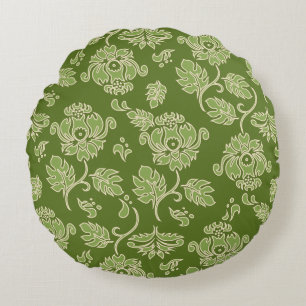 Kamaole Hawaii Tropical Protea Floral Reversible Round Cushion