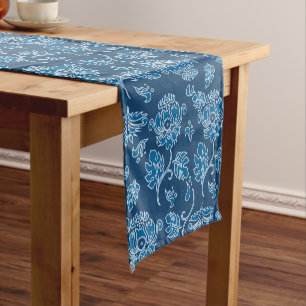Kamaole Hawaiian Protea Tropical Floral Short Table Runner