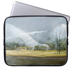 Kamchatka Geysers Oil Landscape Laptop Sleeve