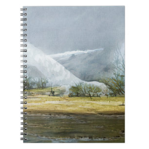Kamchatka Geysers Oil Landscape Notebook