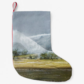 Kamchatka Geysers Oil Landscape Small Christmas Stocking