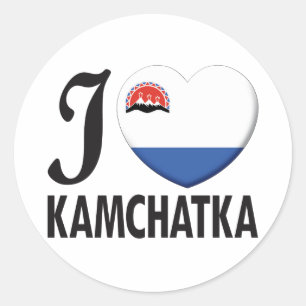 Kamchatka Love Classic Round Sticker