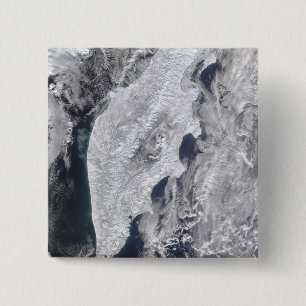 Kamchatka Peninsula, Eastern Russia 2 15 Cm Square Badge