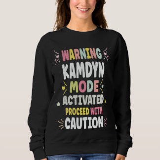 KAMDYN Personalised Women's Gift Custom KAMDYN Sweatshirt