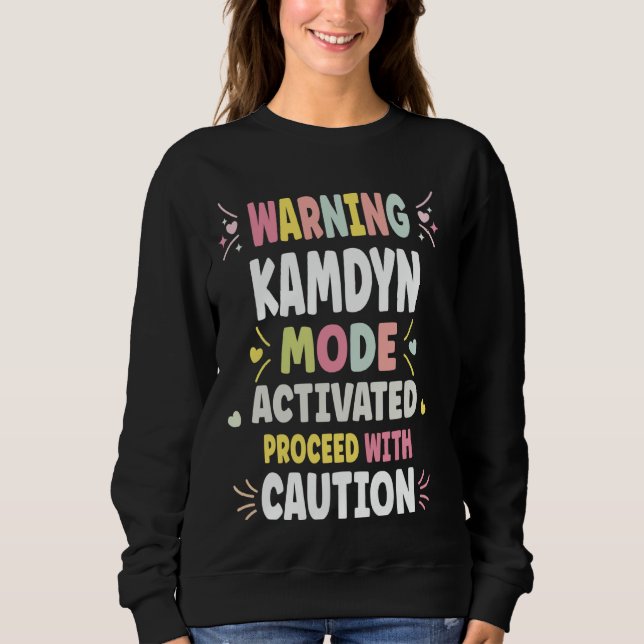 KAMDYN Personalised Women's Gift Custom KAMDYN Sweatshirt (Front)