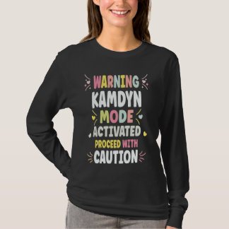KAMDYN Personalised Women's Gift Custom KAMDYN T-Shirt