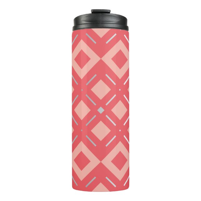 Kamelia’s Geometric Pattern 1 Thermal Tumbler (Front)