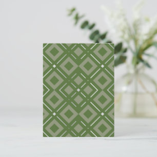 Kamelia’s Geometric Pattern 2 Holiday Postcard
