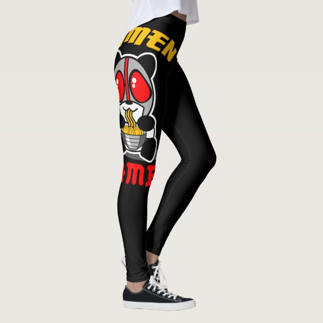 Kamen Ramen Panda Leggings (Right)