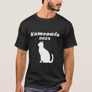 Kameowla KAMALA Harris Madam President 2024 Cat La T-Shirt