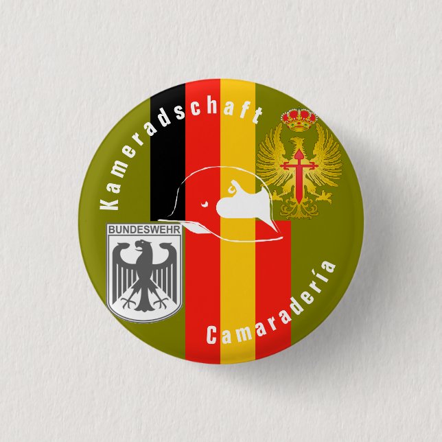 Kameradschaft 3 Cm Round Badge (Front)