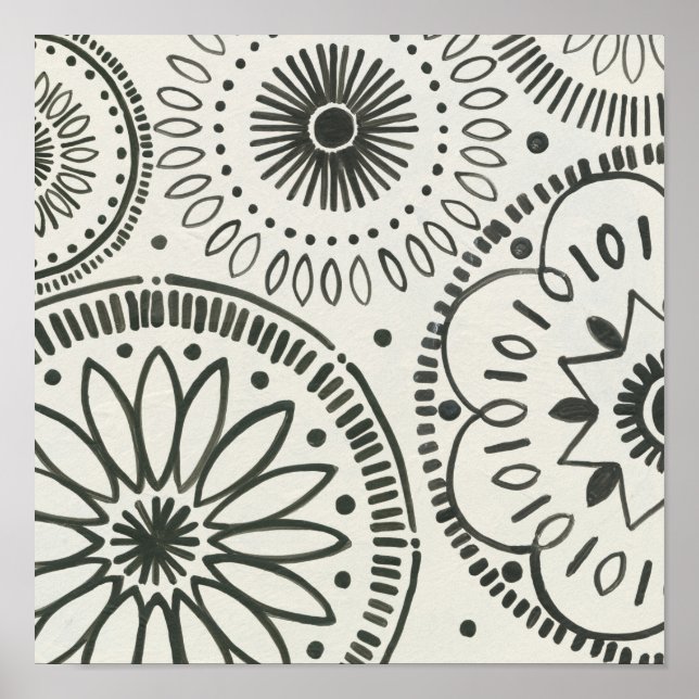 Kami Abstract Pattern Poster (Front)